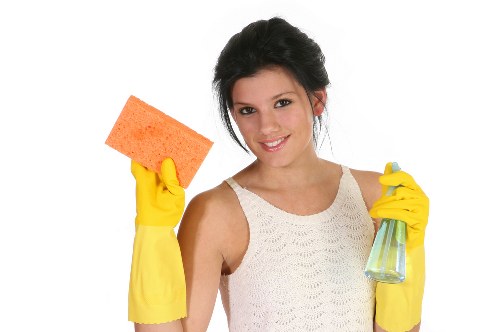 Local Knightsbridge cleaning team working in a high-end property