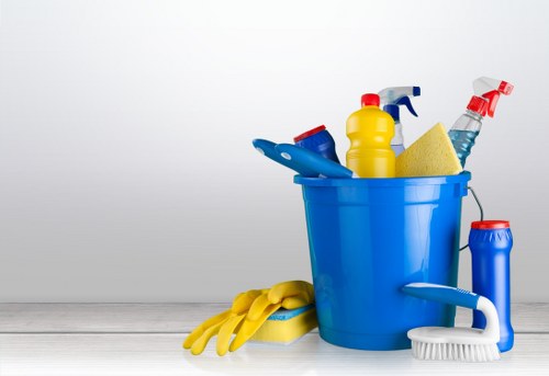 Routine cleaning tasks in a Knightsbridge apartment interior