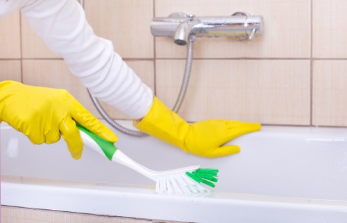 Detailed end of tenancy cleaning in a Knightsbridge bathroom