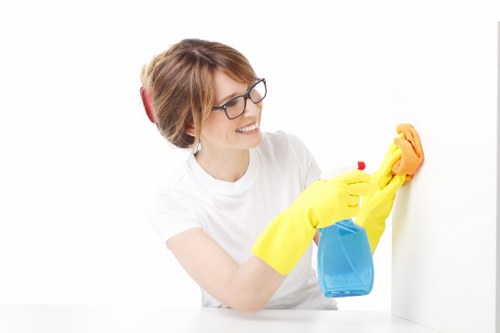 Targeted treatment of a carpet stain in a Knightsbridge apartment