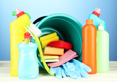 Professional cleaner working in a Knightsbridge townhouse living room